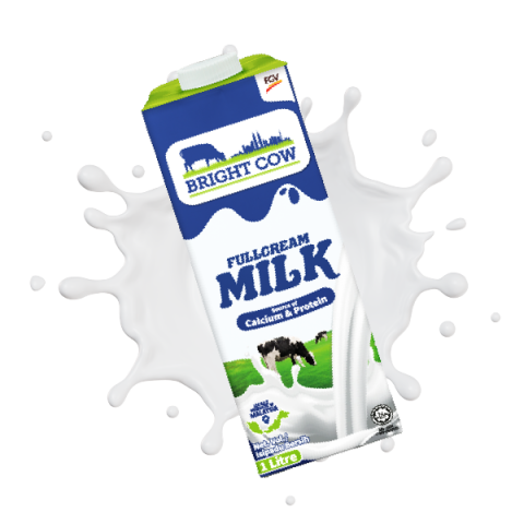Bright Cow Full Cream UHT Milk 1Litre