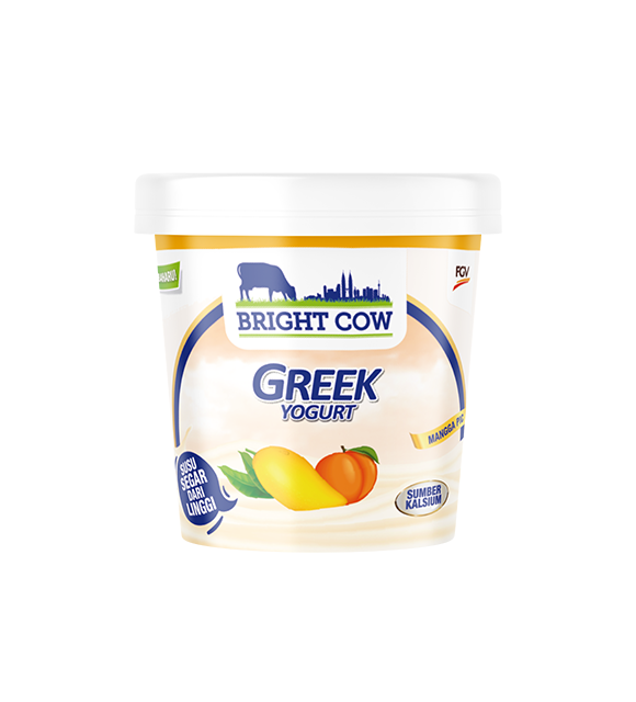 Yogurt Greek Mangga & Buah Pic Bright Cow