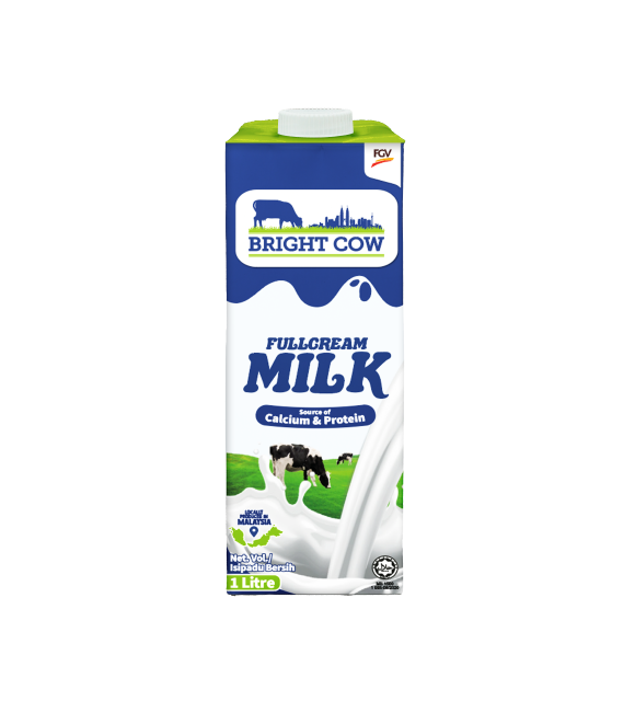 Bright Cow Full Cream UHT Milk 1Litre